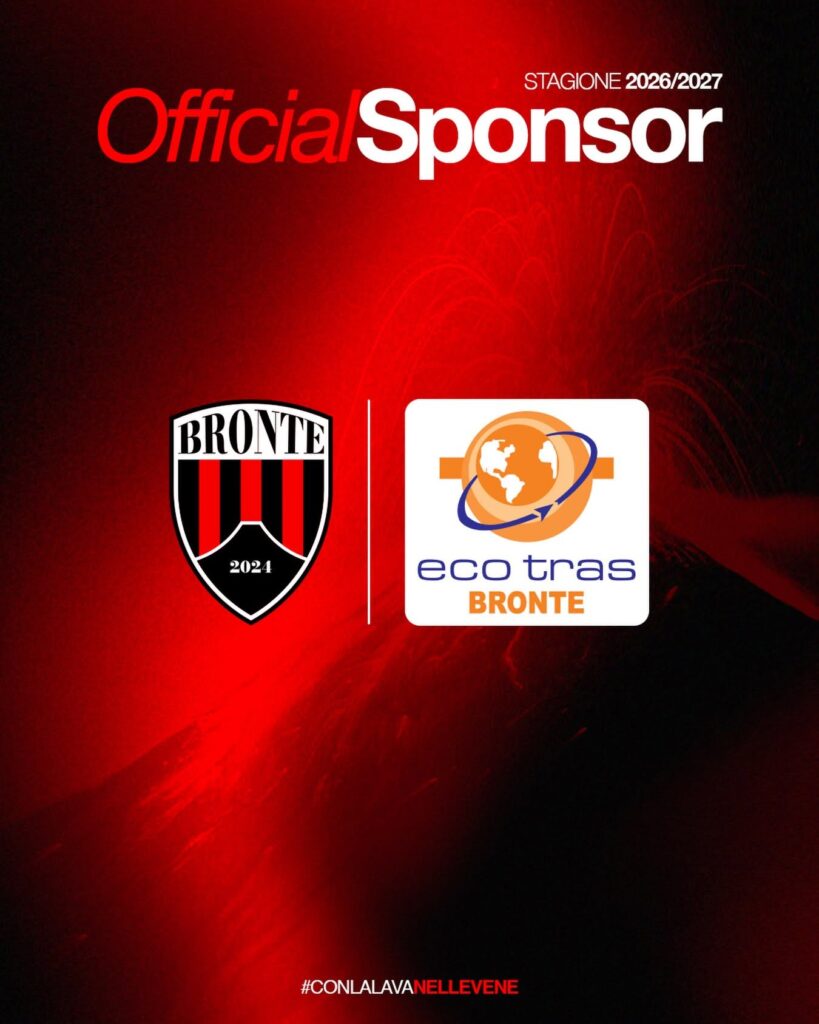 Ecotras è Official Sponsor del Bronte Calcio per la stagione 2026/2027